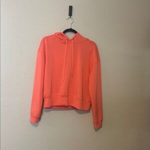 THE GREII Neon‎ Orange Hoodie Size Small
